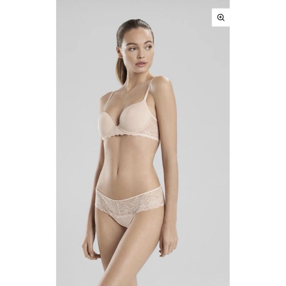 NATORI Cameo Rose Statement Contour Lace Underwire T-shirt Bra Size 32DD NWOT
